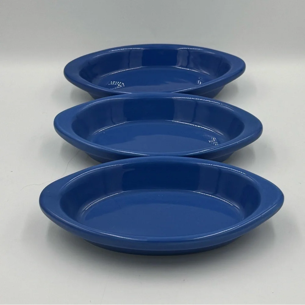 Cobalt Blue World Tableware AuGratin Baking Dishes Set of 3